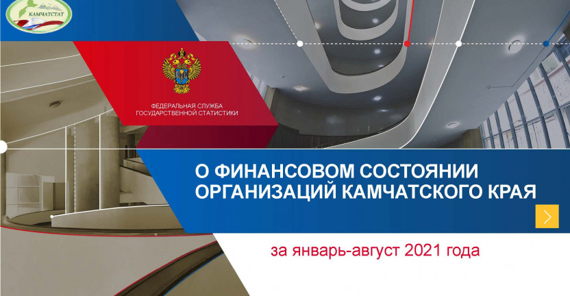О финансовом состоянии организаций Камчатского края за январь-август 2021 года